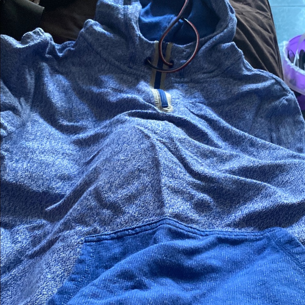 Tommy Hilfiger Blue Zip-Up Men's Sweater